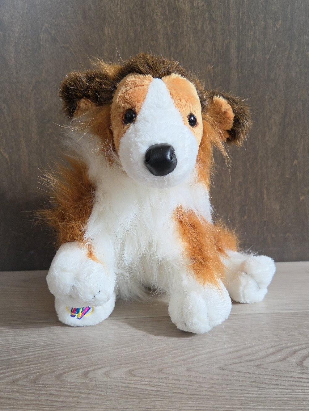 Webkinz Collie Dog Plush, No Code